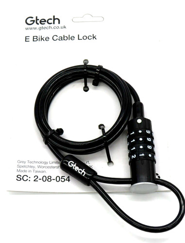 Gtech bike black cable - black,
