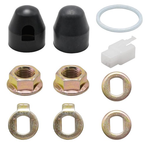 Bike hub motor axle - axle, nuts