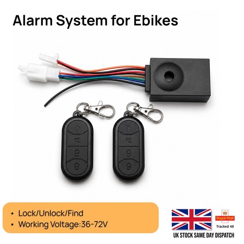 Alarm system bike - e-bike, 36-72v