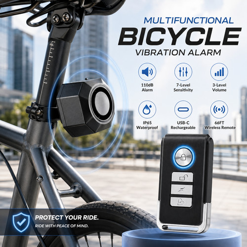 1pk bike security alarm - 1pk,